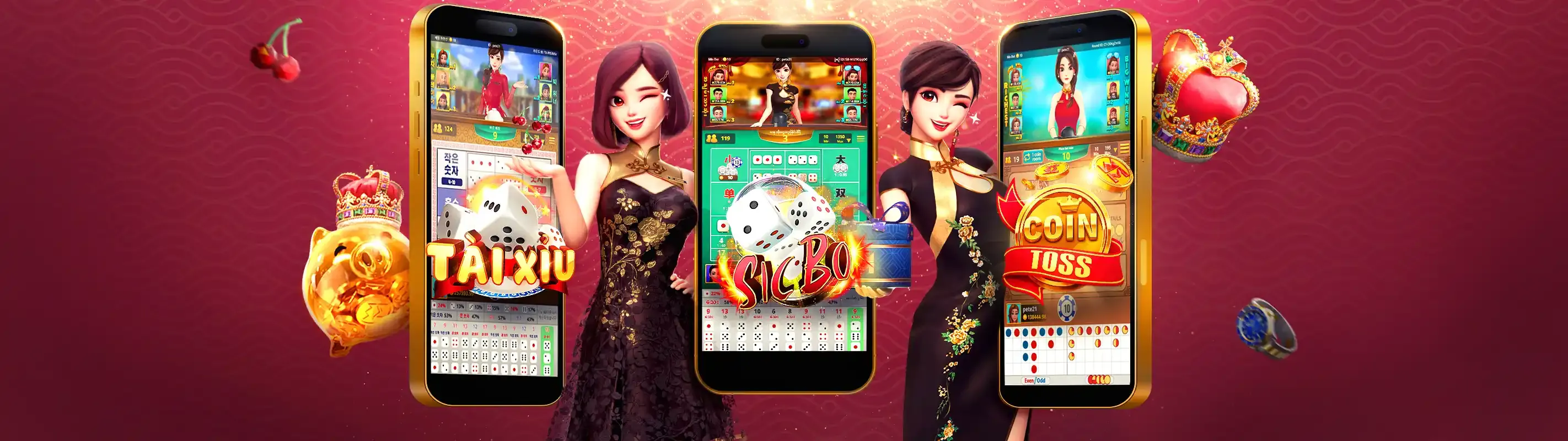 Hình ảnh nền trò chơi vin68 nổ hũ với hiệu ứng vàng xanh và biểu tượng jackpot